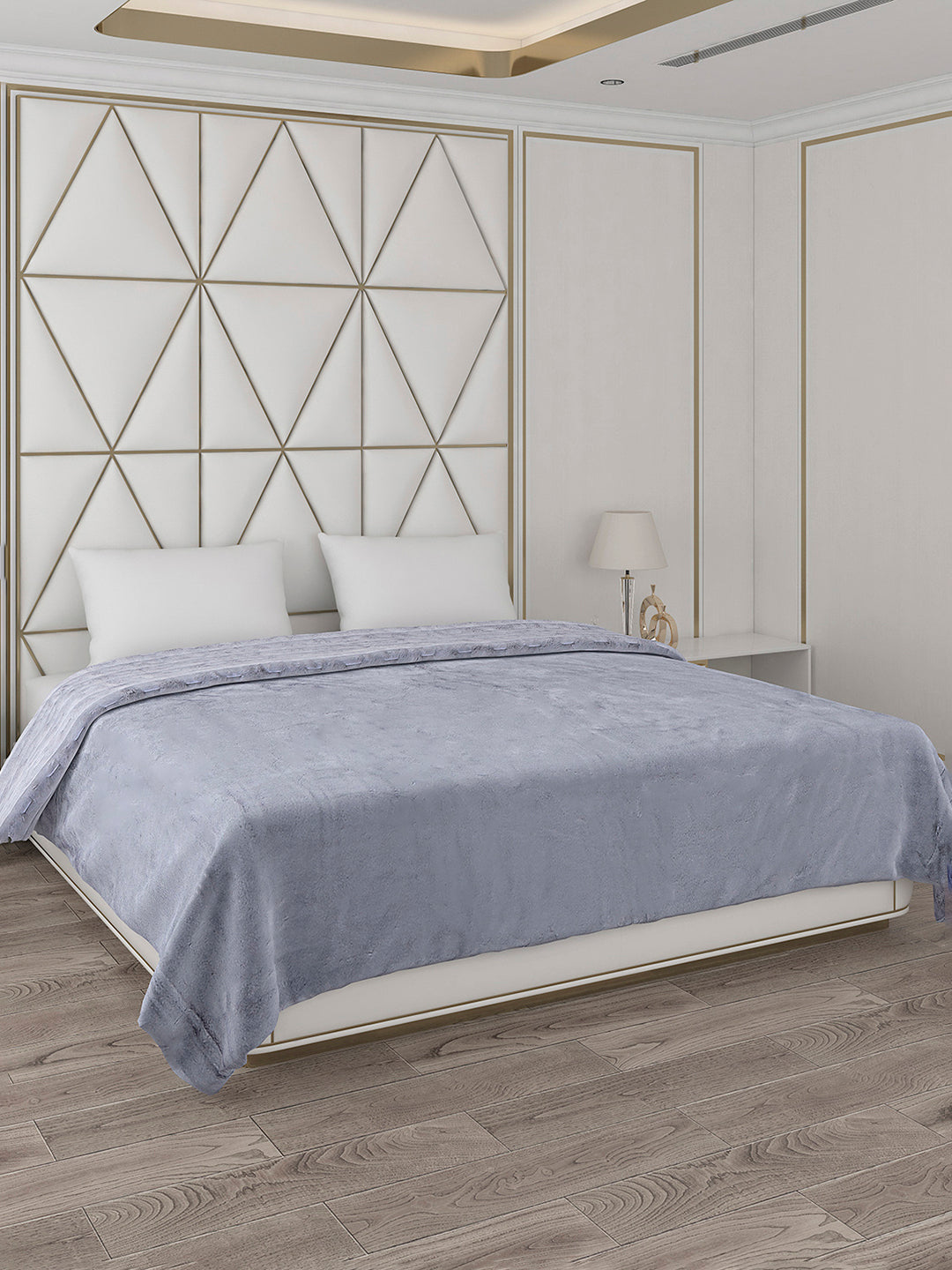 Self Design Double Bed 850 GSM Blanket Orion 2 Ply (Weight 4.5 kg)