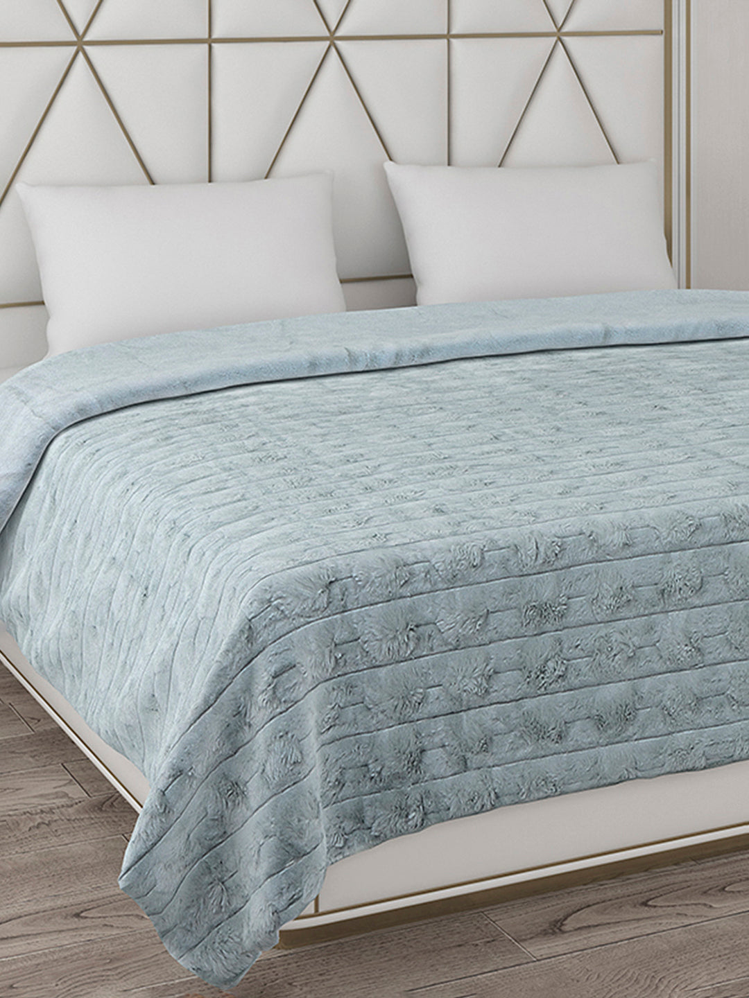 Printed Double Bed Blanket for Heavy Winter -2 Ply