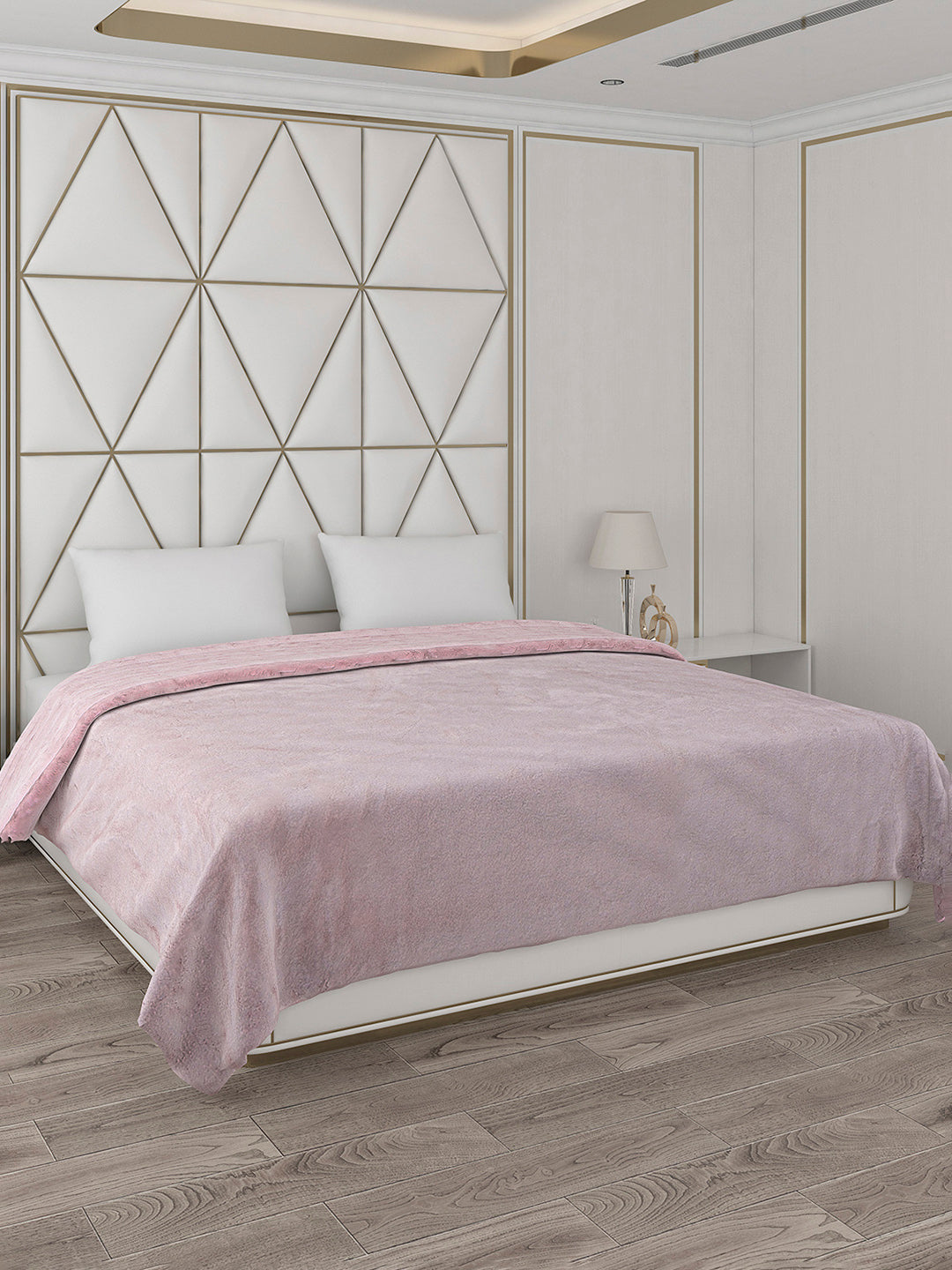 Self Design Double Bed 850 GSM Blanket Orion 2 Ply (Weight 4.5 kg)