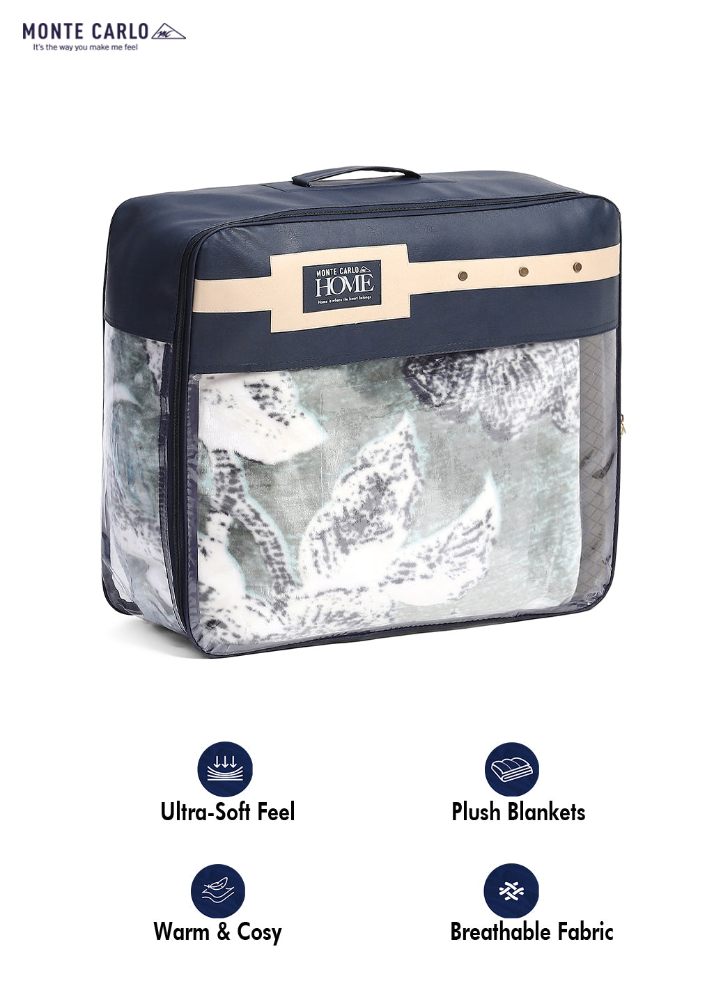 Printed Double Bed 994 GSM Blanket Parker 2 Ply (Weight 5.25 kg)