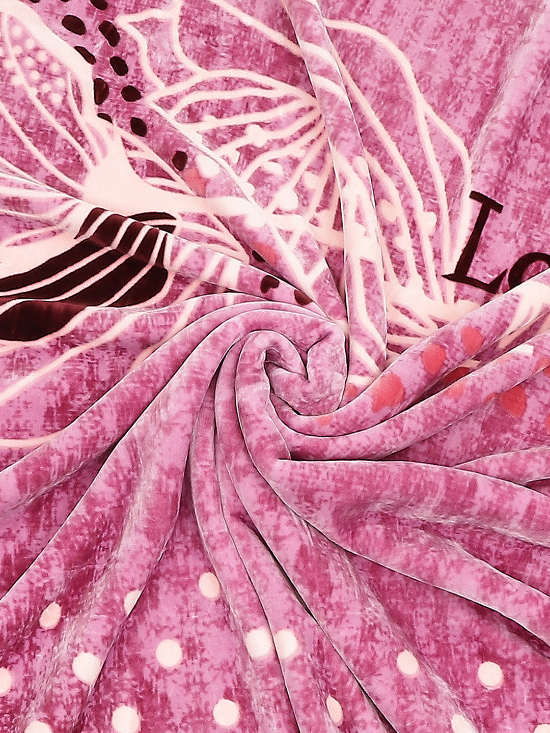 Printed Double Bed Blanket for Heavy Winter -2 Ply