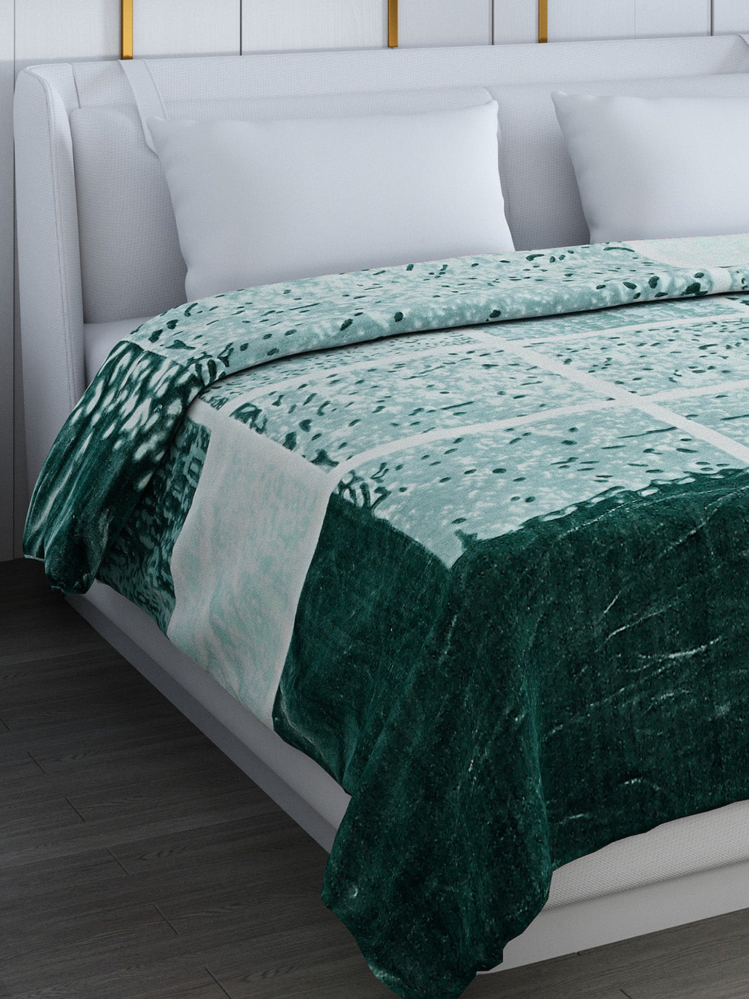 Printed Double Bed 994 GSM Blanket Parker 2 Ply (Weight 5.25 kg)