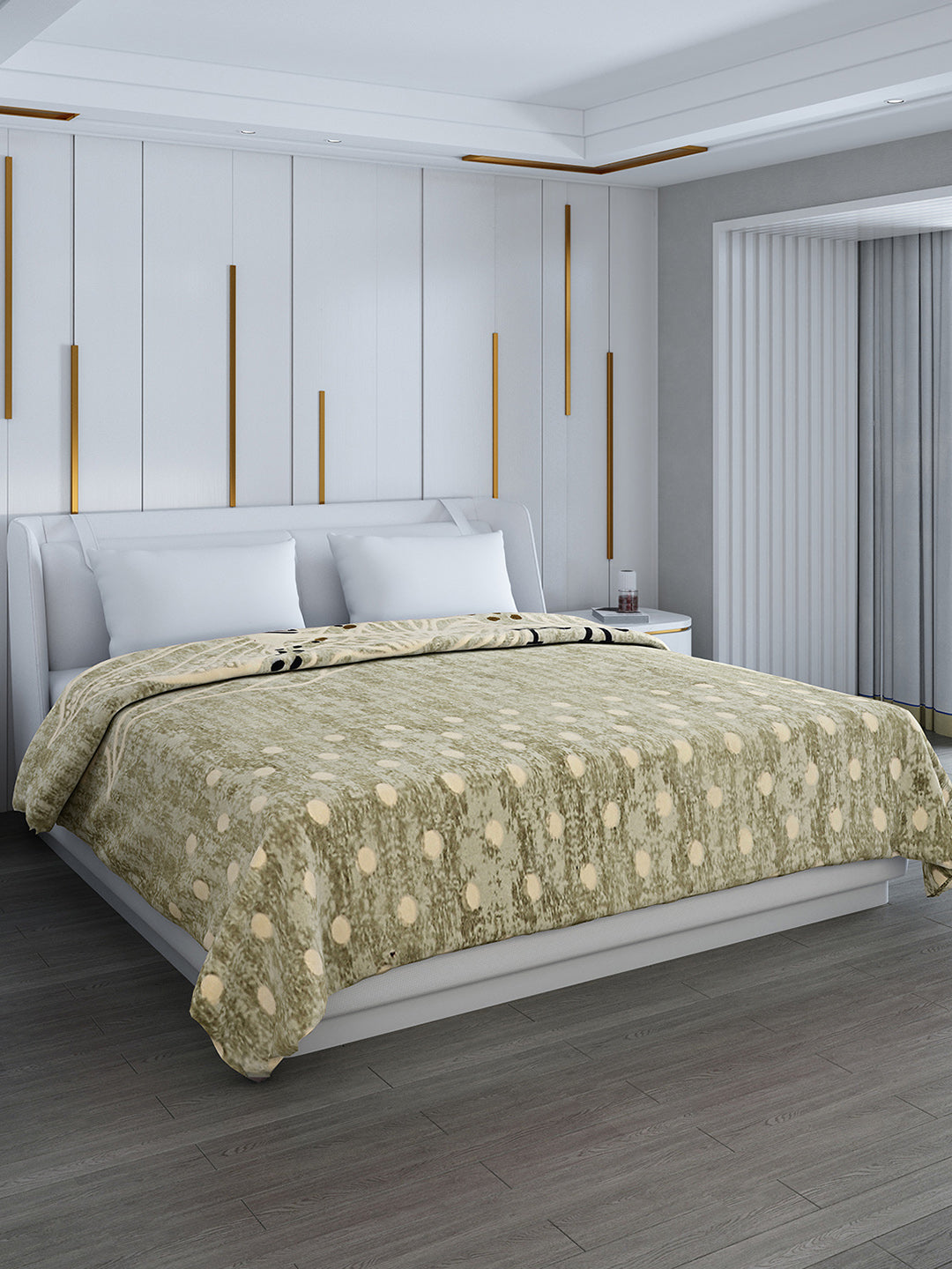 Printed Double Bed 994 GSM Blanket Parker 2 Ply (Weight 5.25 kg)