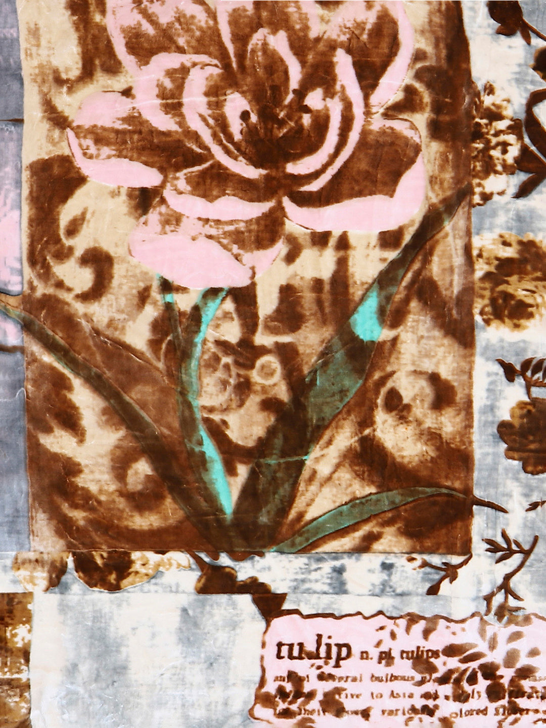 Printed Single Bed 1051 GSM Blanket Pearl 2 Ply (Weight 3.7 kg)