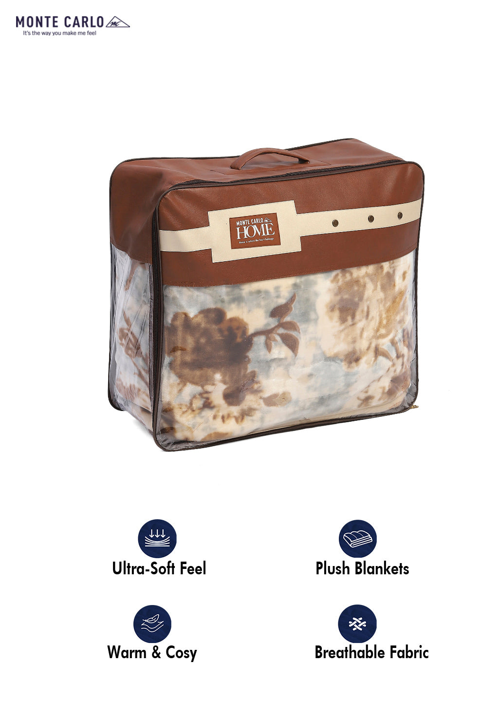 Printed Single Bed Blanket for Heavy Winter -2 Ply