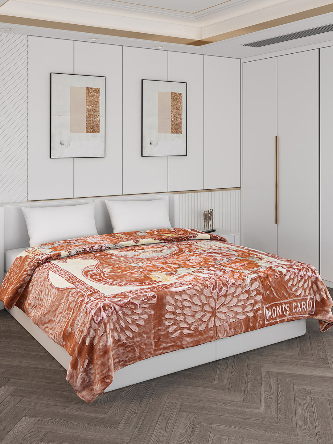 Printed Double Bed 850 GSM Blanket for Heavy Winter -2 Ply (Weight 4.5 kg)