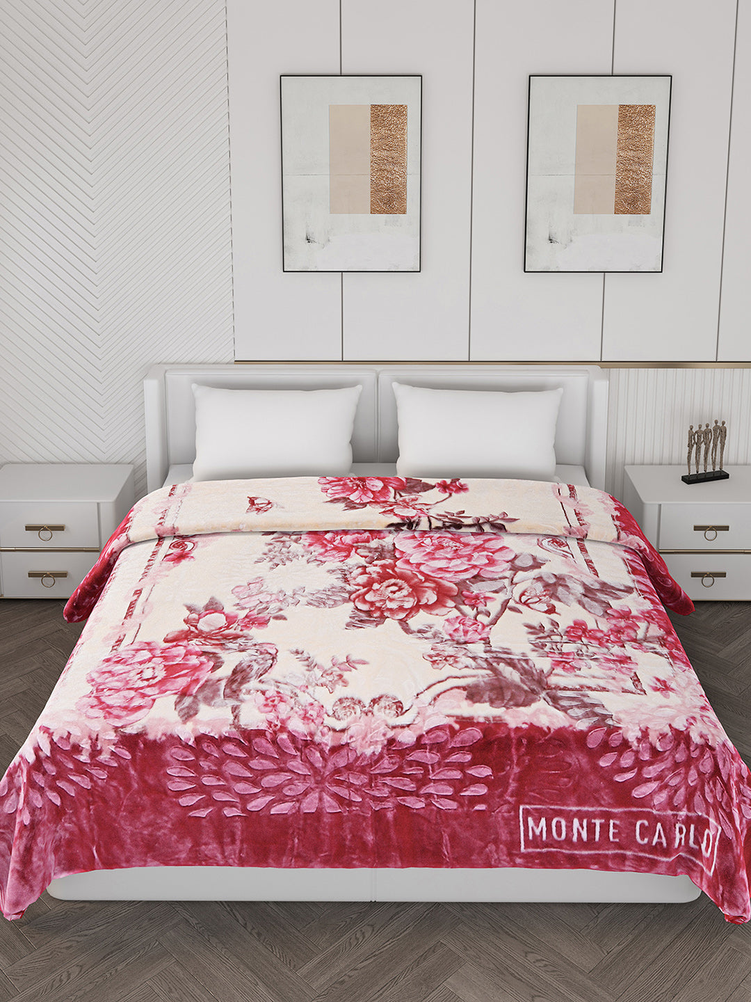 Printed Double Bed 850 GSM Blanket for Heavy Winter -2 Ply (Weight 4.5 kg)