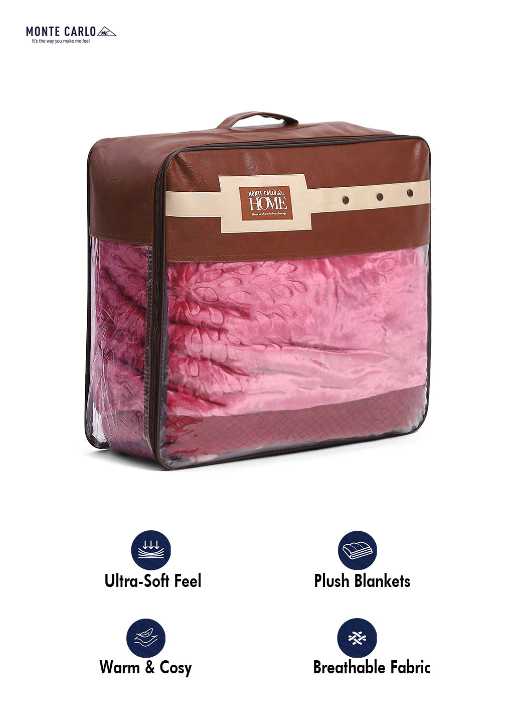 Printed Double Bed 850 GSM Blanket for Heavy Winter -2 Ply (Weight 4.5 kg)