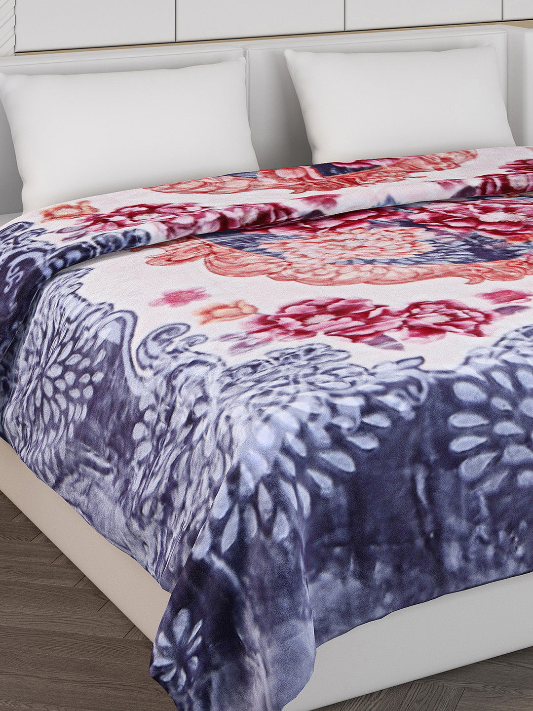 Printed Double Bed 850 GSM Blanket for Heavy Winter -2 Ply (Weight 4.5 kg)