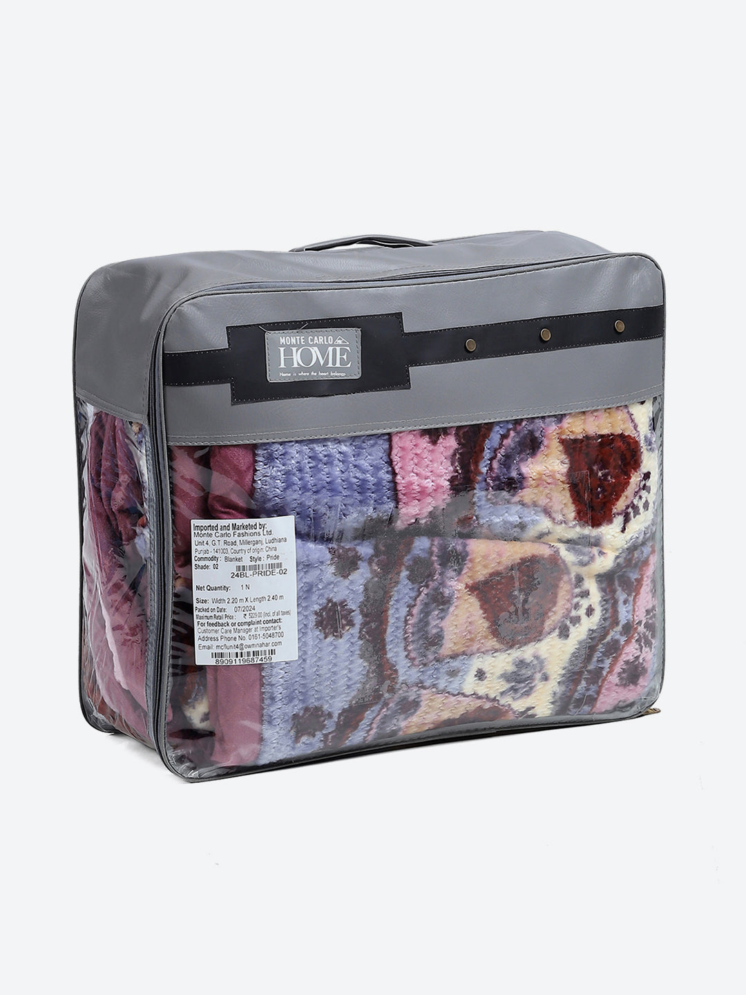 Printed Double Bed 757 GSM Blanket Pride 2 Ply (Weight 4 kg)