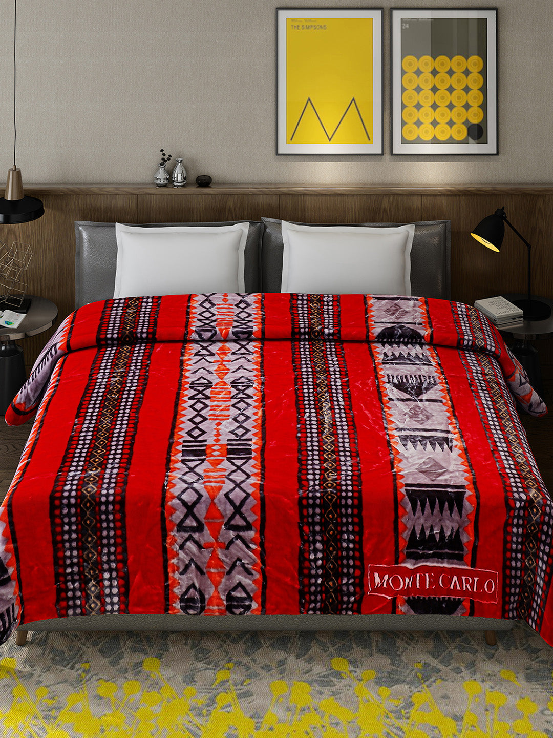 Printed Double Bed 757 GSM Blanket Pride 2 Ply (Weight 4 kg)