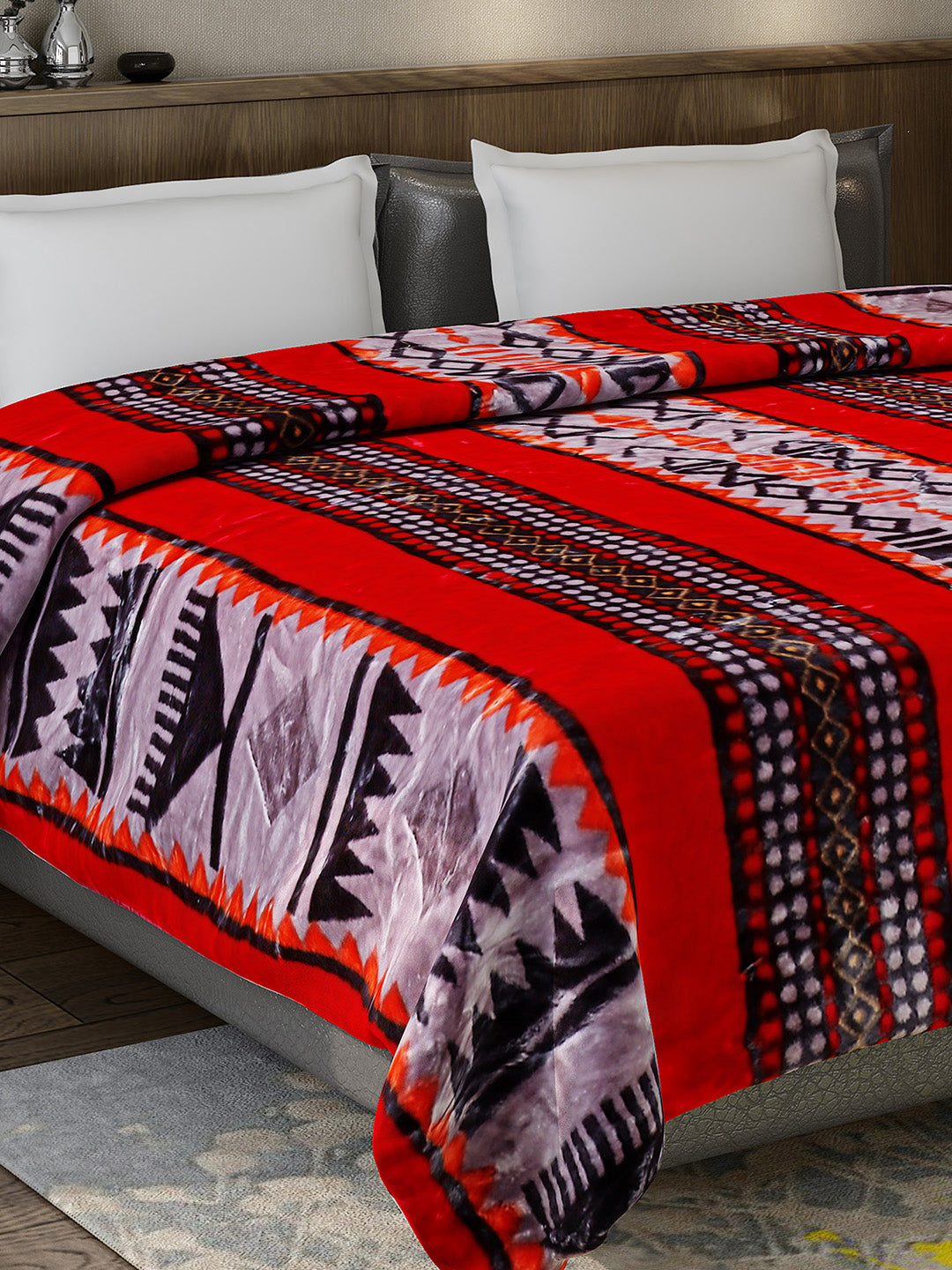 Printed Double Bed 757 GSM Blanket Pride 2 Ply (Weight 4 kg)