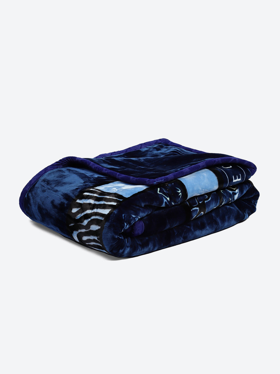 Printed Double Bed Blanket for Heavy Winter -2 Ply
