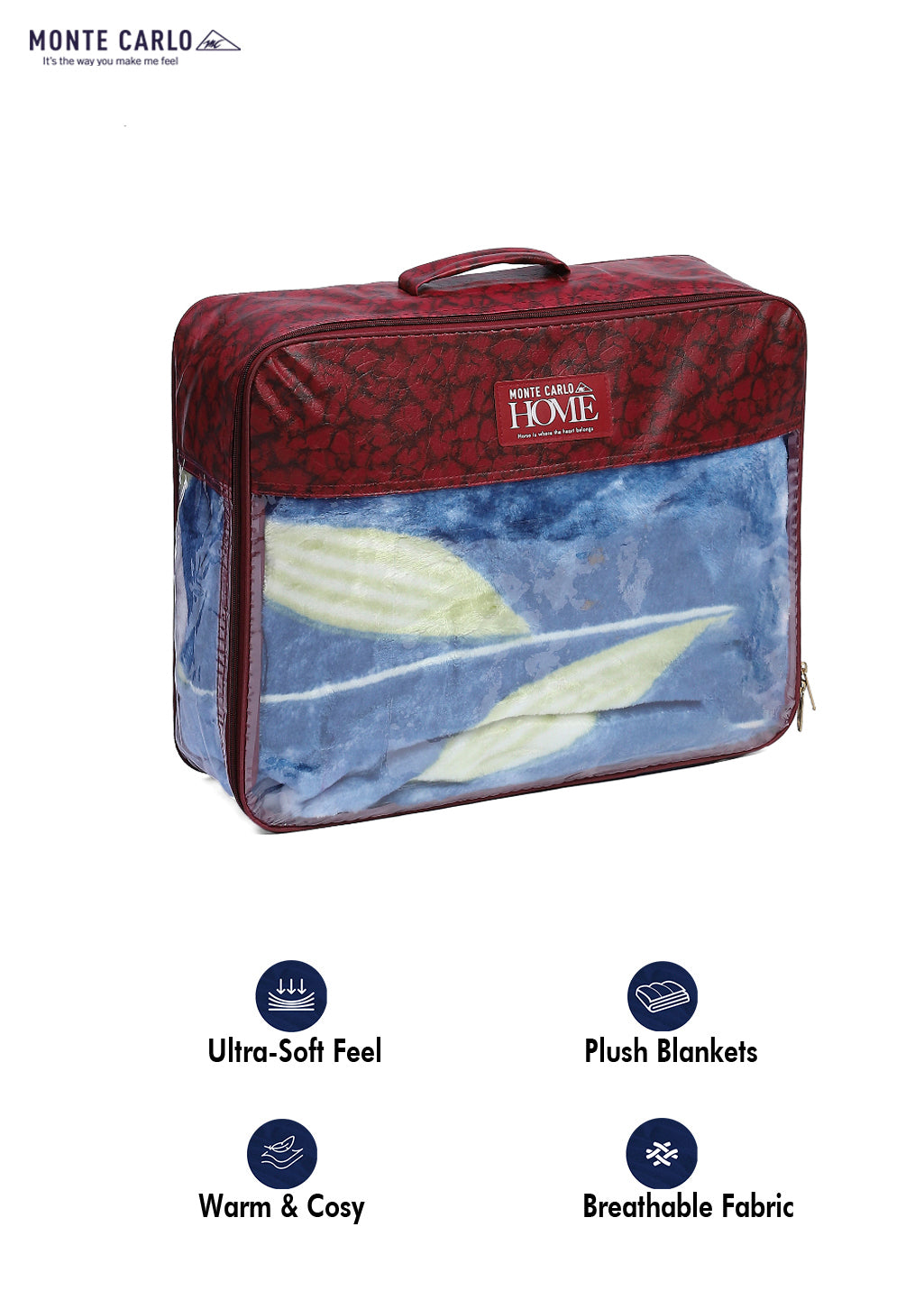 Printed Single Bed Blanket for Mild Winter -1 Ply