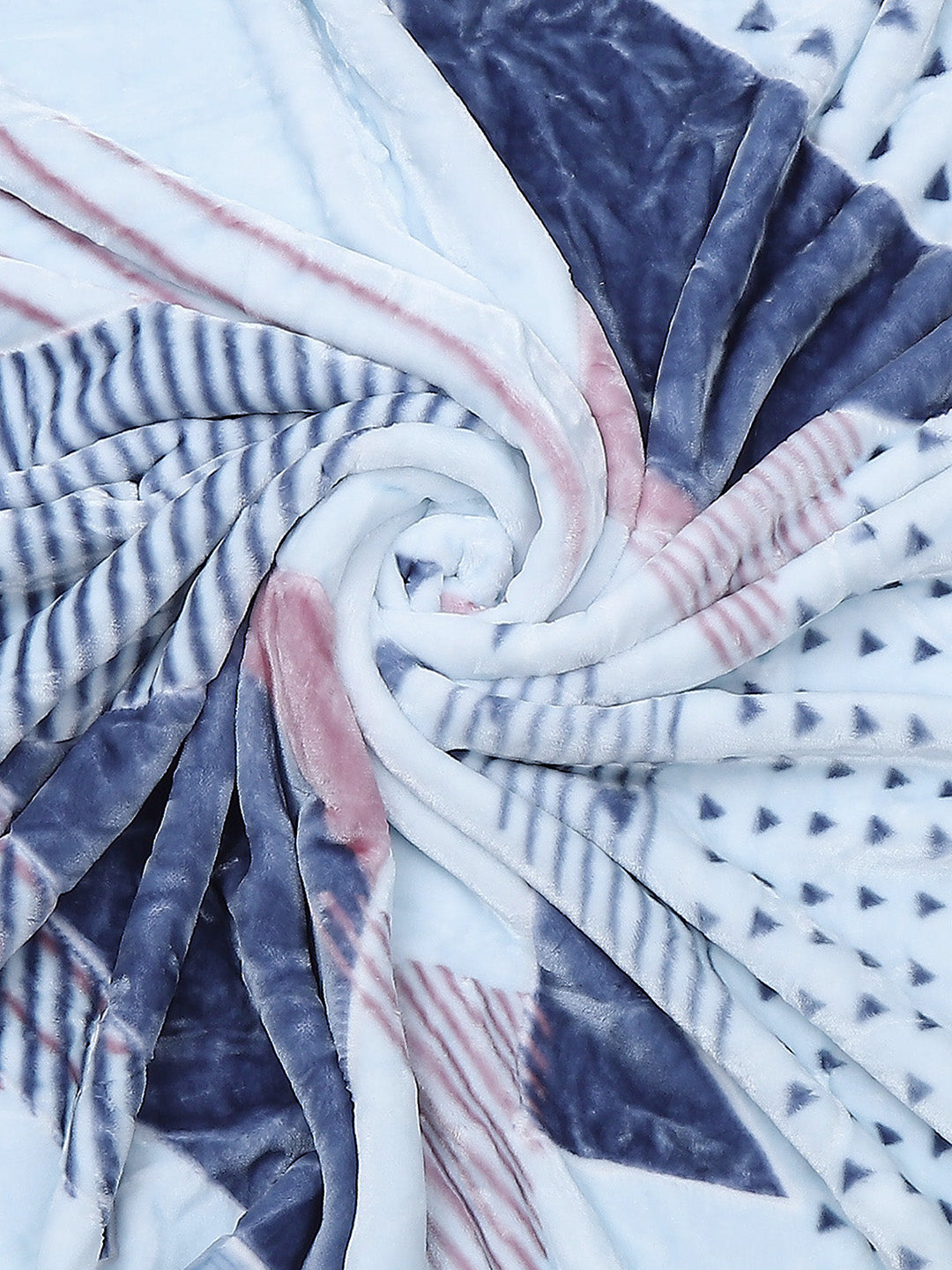 Printed Double Bed 550 GSM Blanket for Mild Winter -2 Ply (Weight 3 kg)