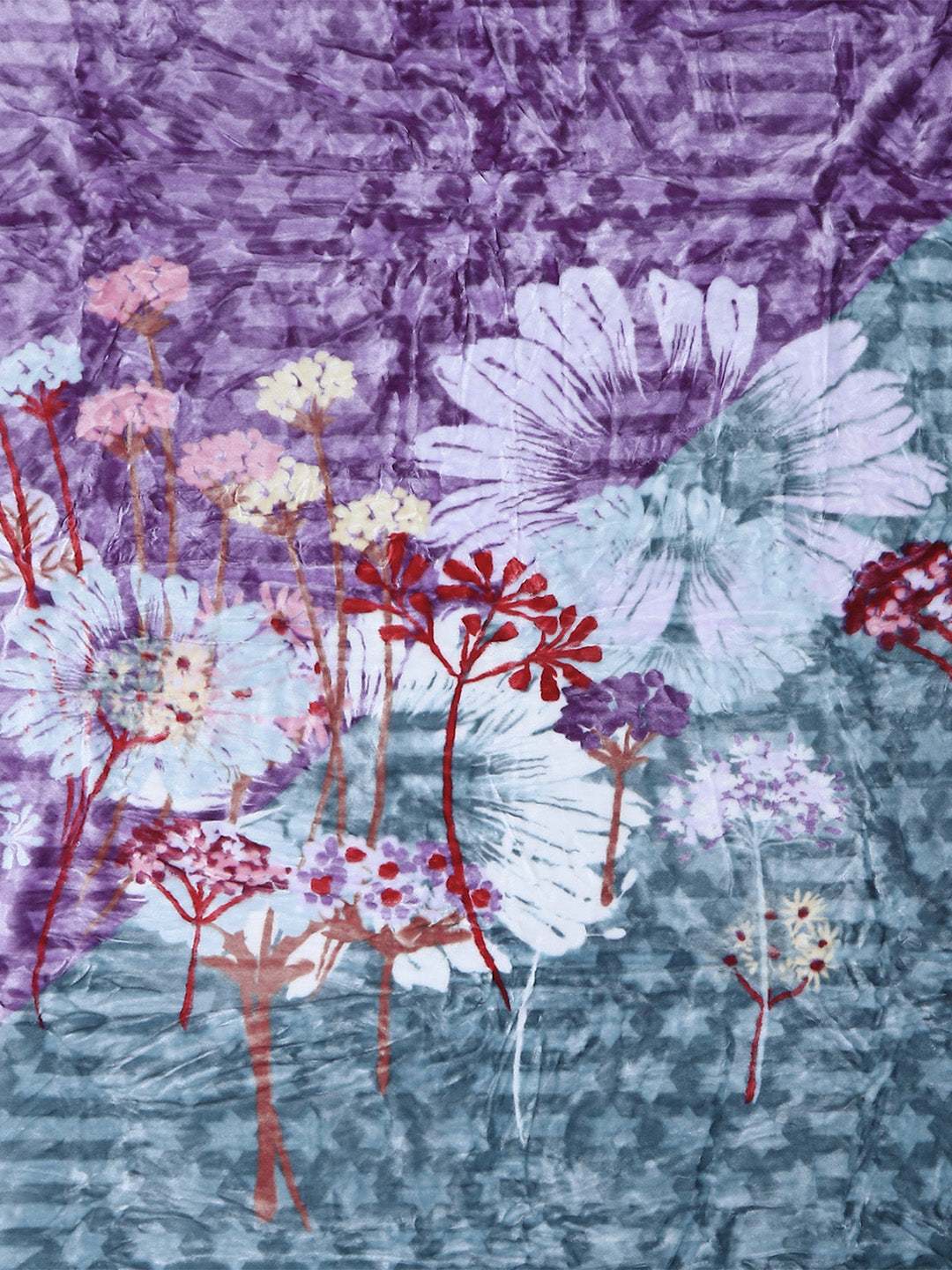 Printed Double Bed 550 GSM Blanket for Mild Winter -2 Ply (Weight 3 kg)