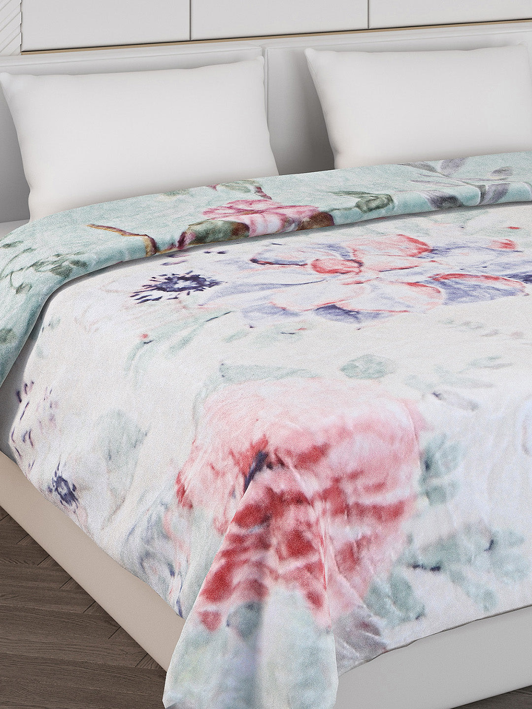 Printed Double Bed 550 GSM Blanket for Mild Winter -2 Ply (Weight 3 kg)
