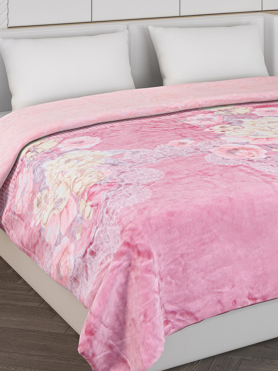 Printed Double Bed 550 GSM Blanket for Mild Winter -2 Ply (Weight 3 kg)