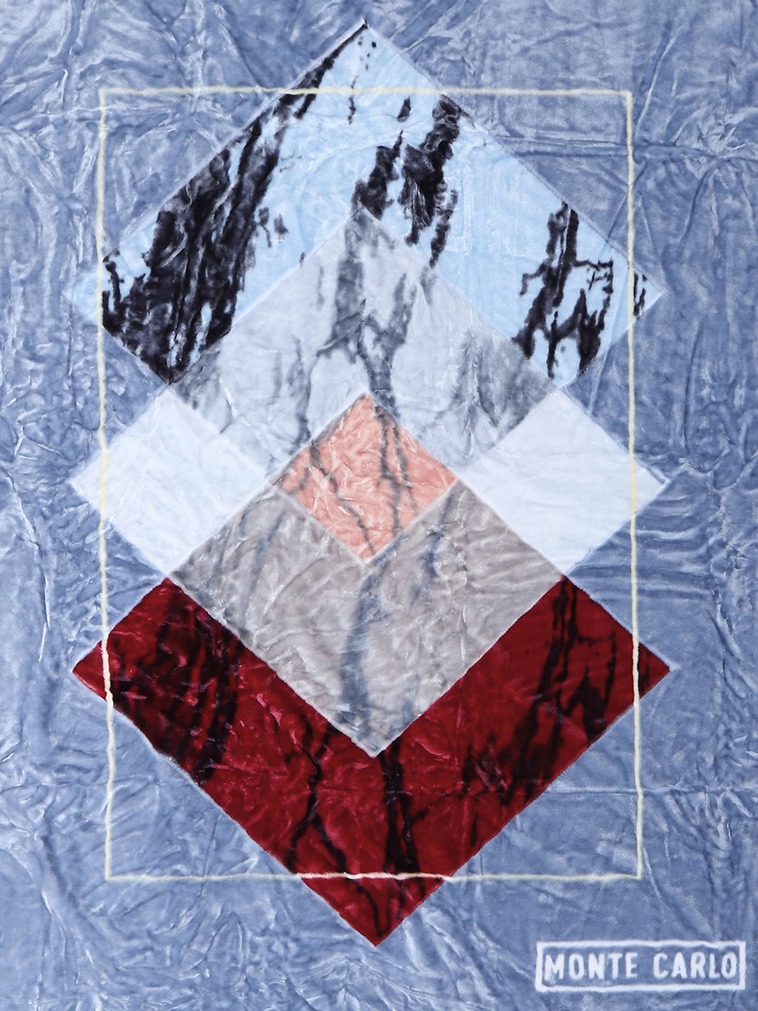 Printed Double Bed 550 GSM Blanket for Mild Winter -2 Ply (Weight 3 kg)