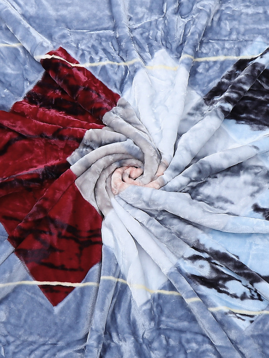 Printed Double Bed 550 GSM Blanket for Mild Winter -2 Ply (Weight 3 kg)