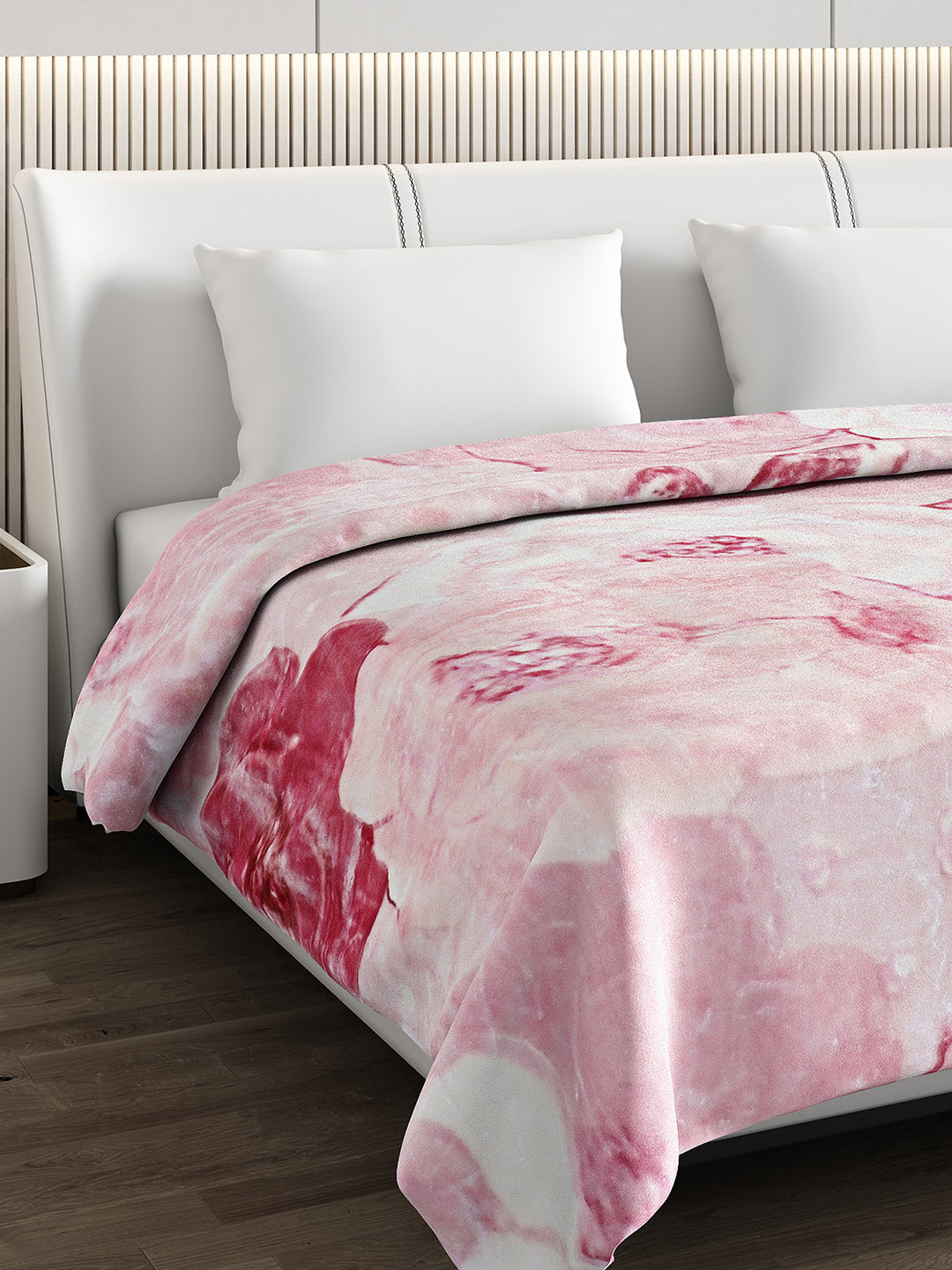 Printed Double Bed Blanket for Heavy Winter -3 Ply