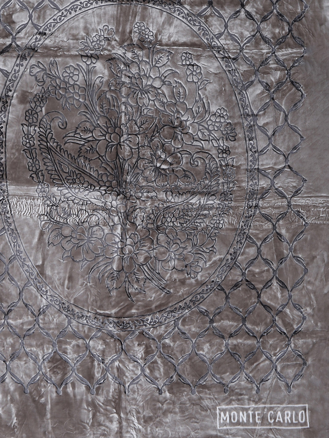 Printed Double Bed Reversible Blanket 2 Ply, 947 GSM, 5 kg (Rusty)