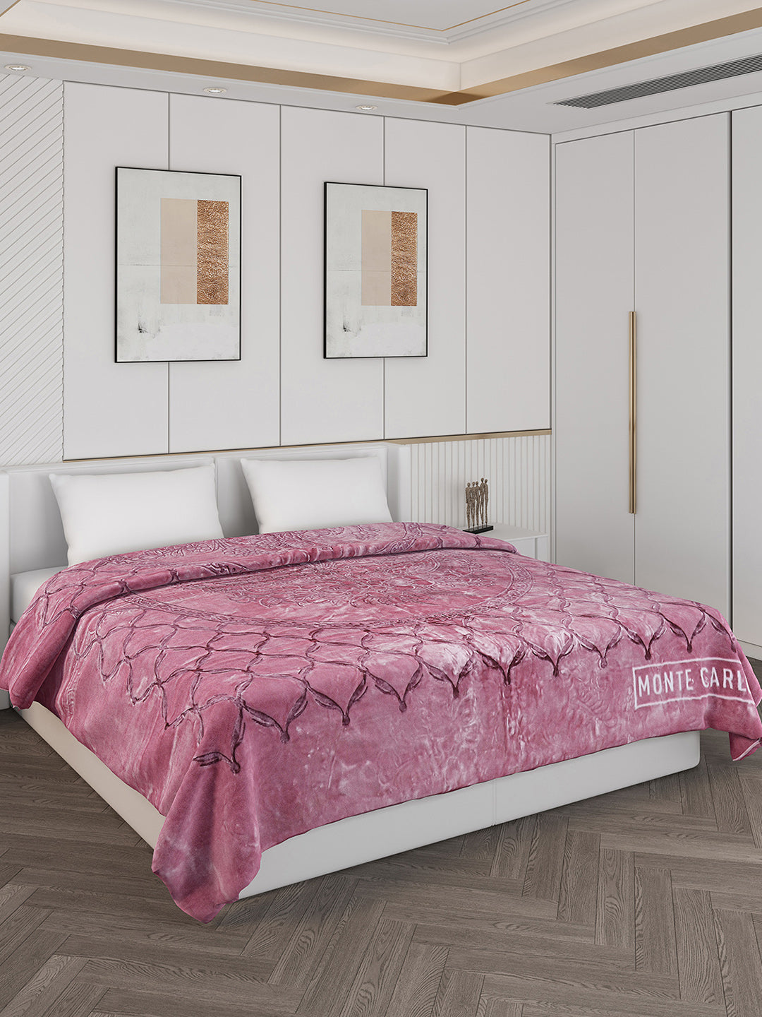 Printed Double Bed 950 GSM Blanket for Heavy Winter -2 Ply (Weight 5 kg)