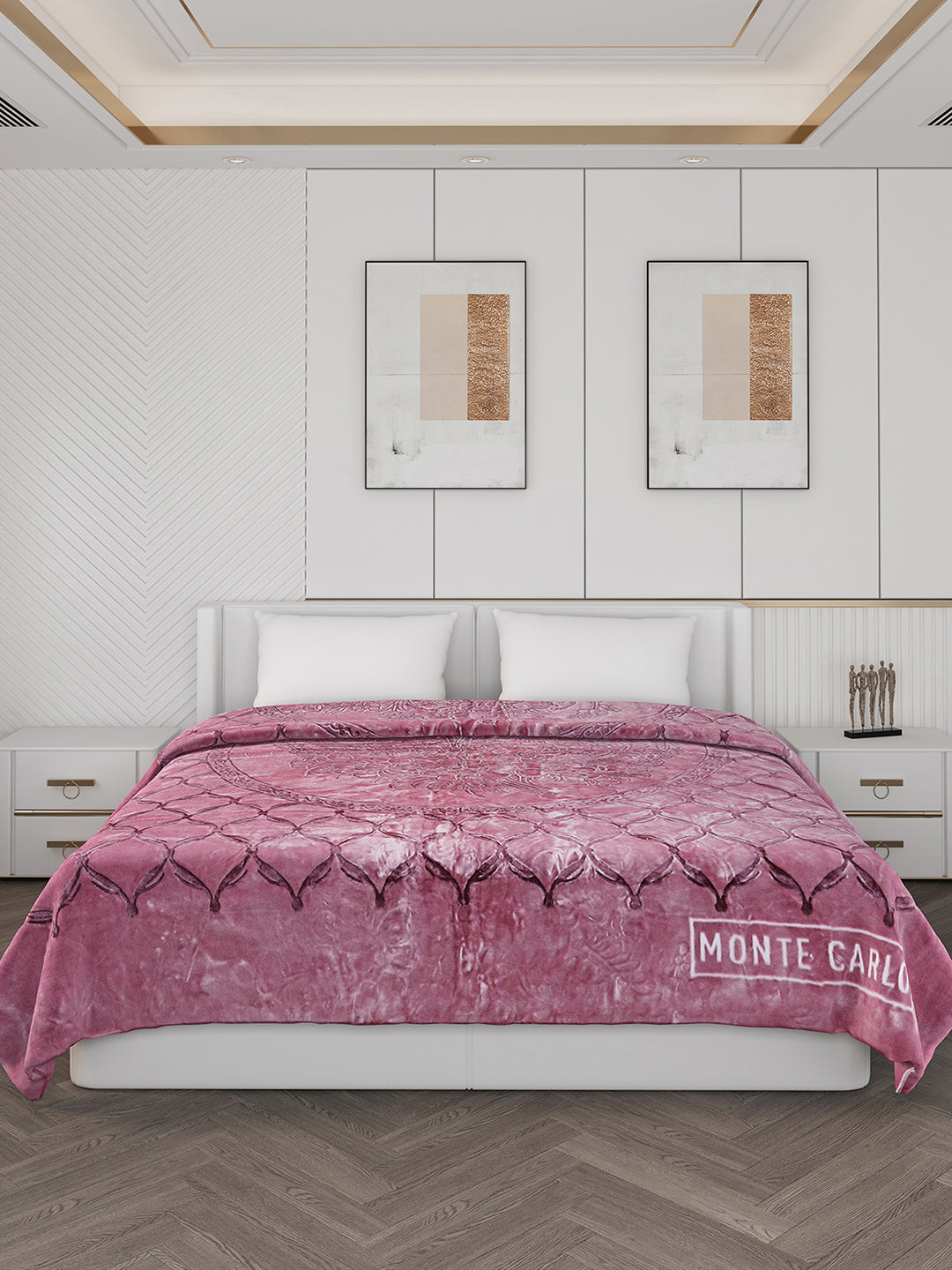 Printed Double Bed 950 GSM Blanket for Heavy Winter -2 Ply (Weight 5 kg)