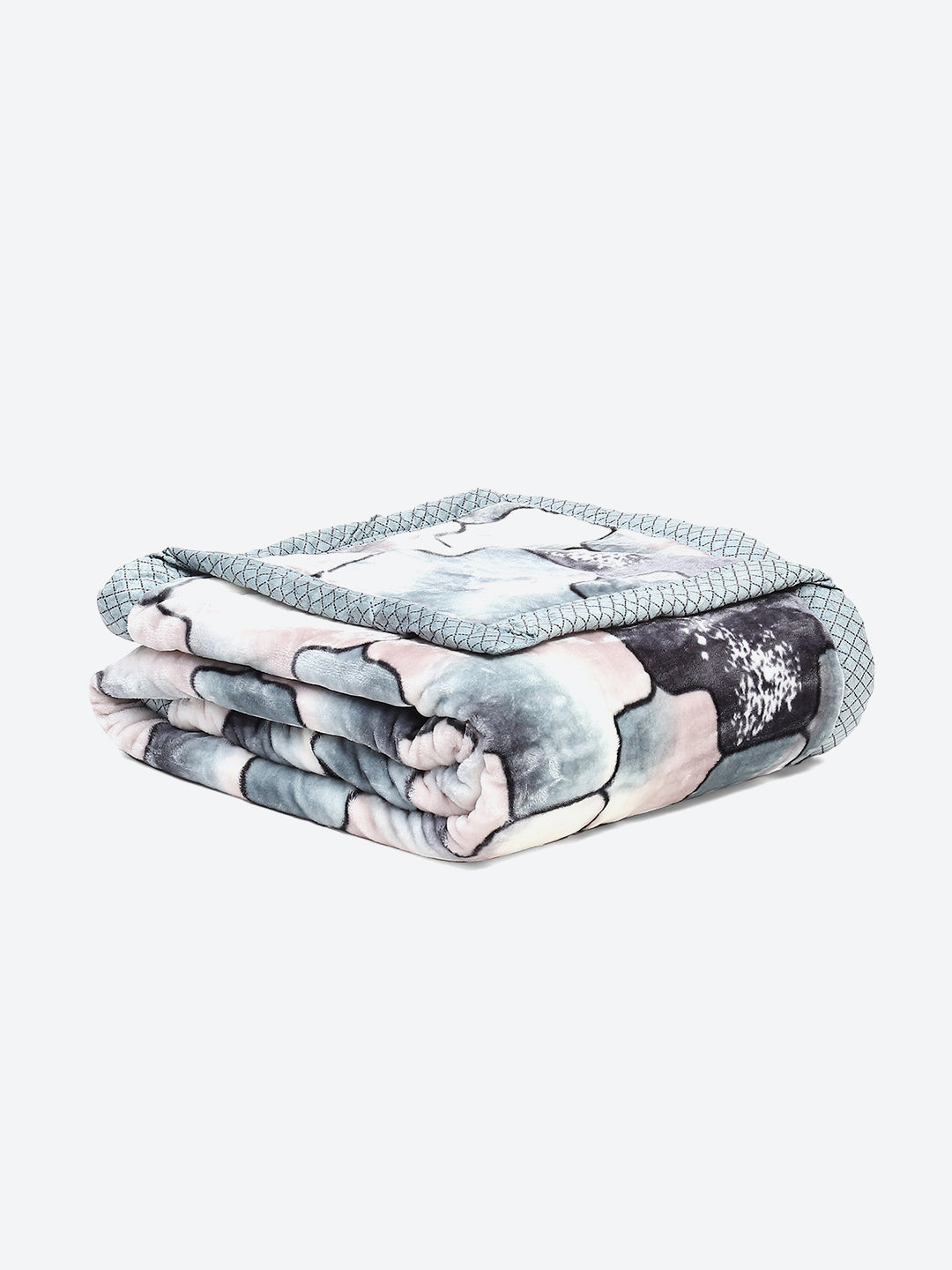 Printed Double Bed Blanket for Mild Winter -2 Ply