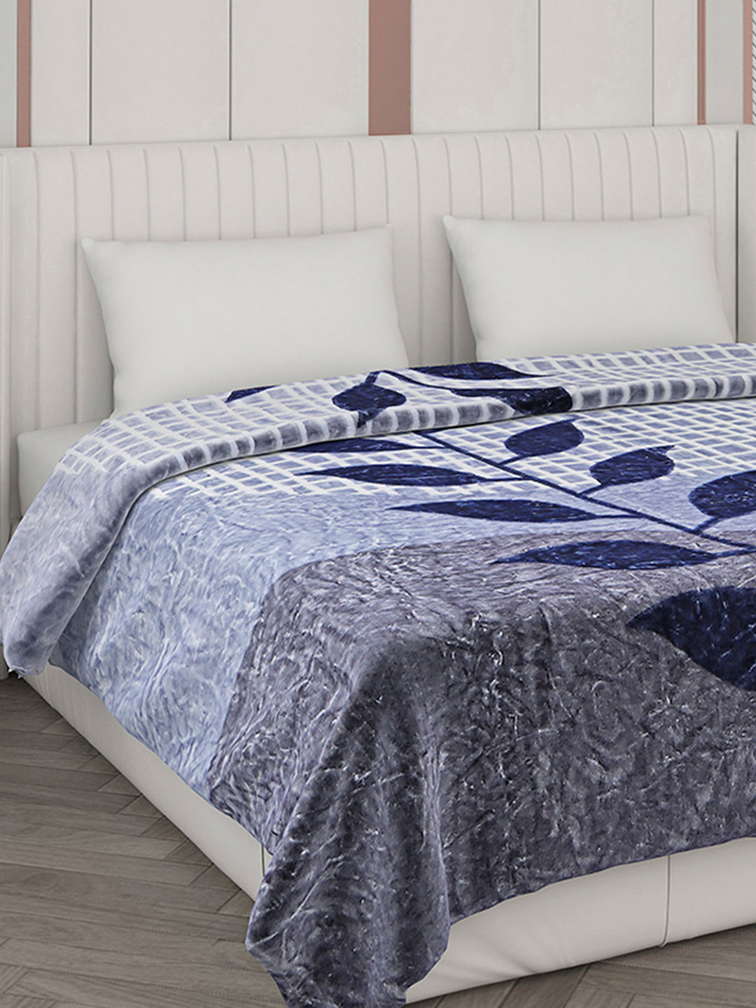 Printed Double Bed 596 GSM Blanket Samuel 2 Ply (Weight 3.15 kg)