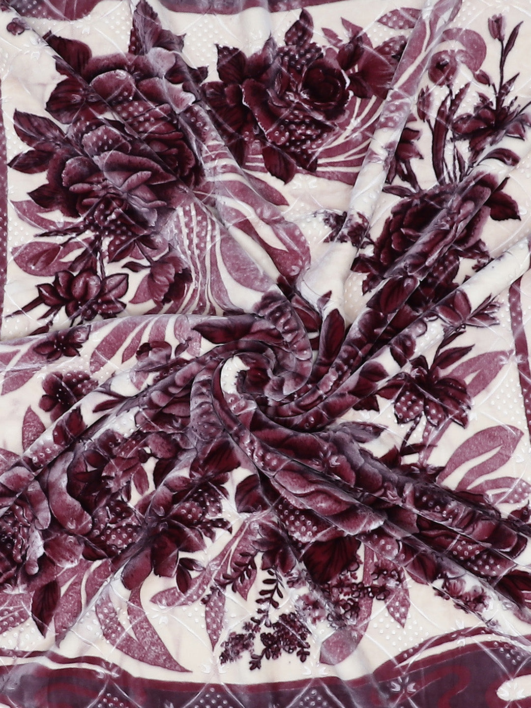 Printed Double Bed Blanket for Heavy Winter -2 Ply