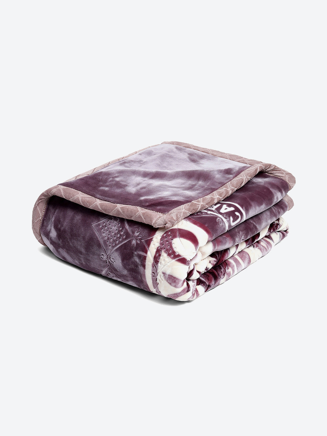 Printed Double Bed Blanket for Heavy Winter -2 Ply