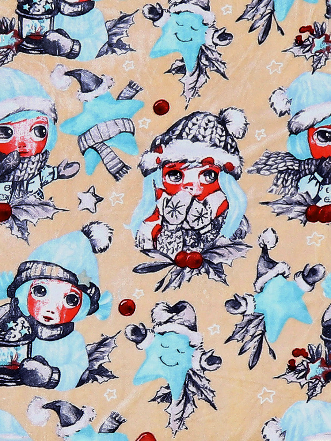 Printed Baby Blanket 2 Ply, 519 GSM, Weight 0.8 kg (Sherlock)