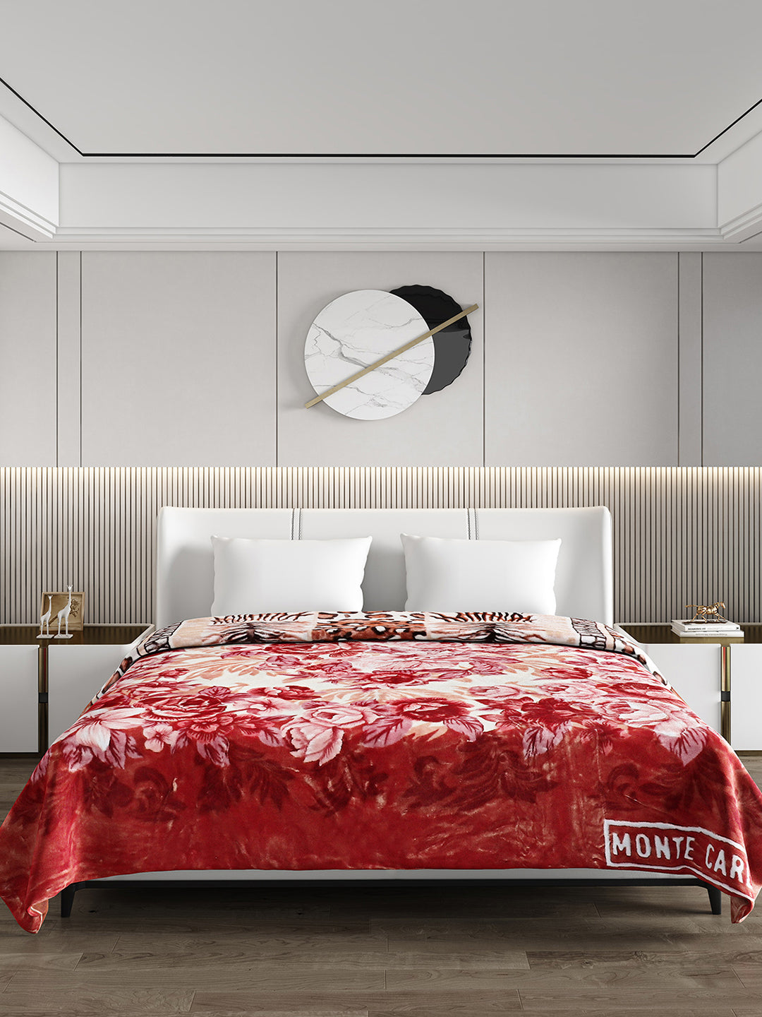 Printed Double Bed Reversible Blanket 2 Ply, 757 GSM, 4 kg (Super Star)