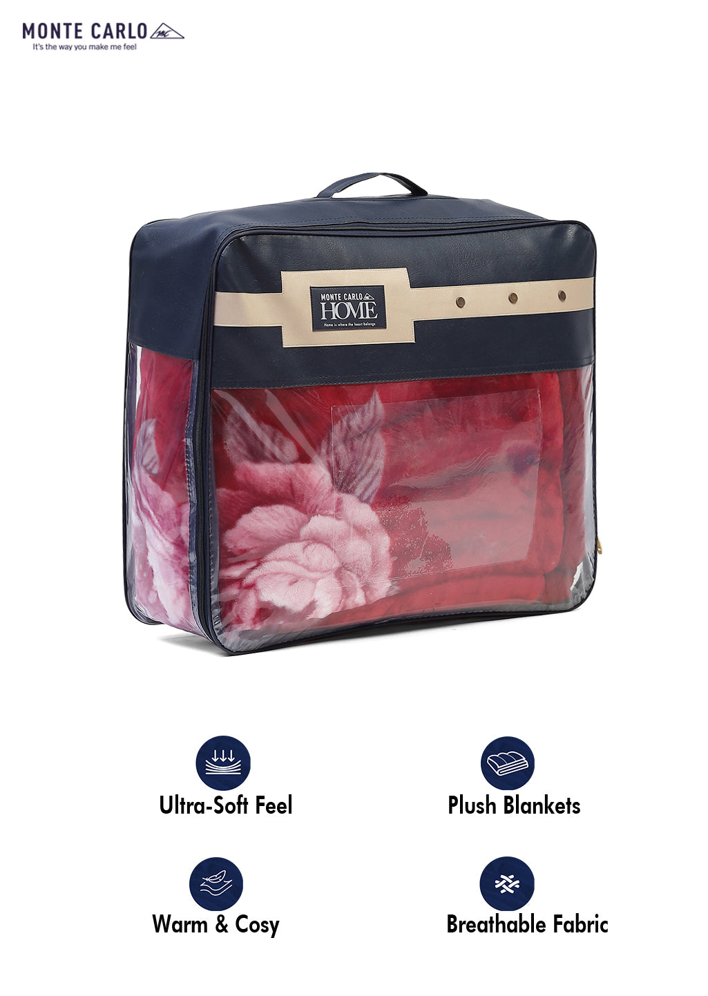 Printed Double Bed Reversible Blanket 2 Ply, 757 GSM, 4 kg (Super Star)