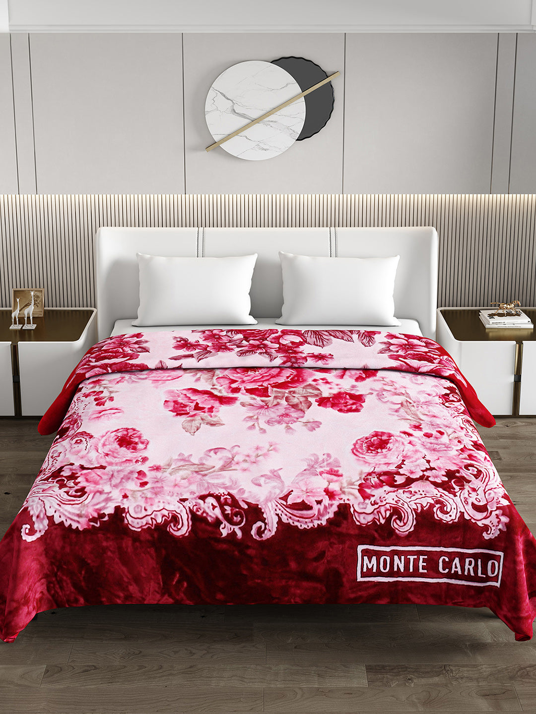 Printed Double Bed Reversible Blanket 2 Ply, 757 GSM, 4 kg (Super Star)