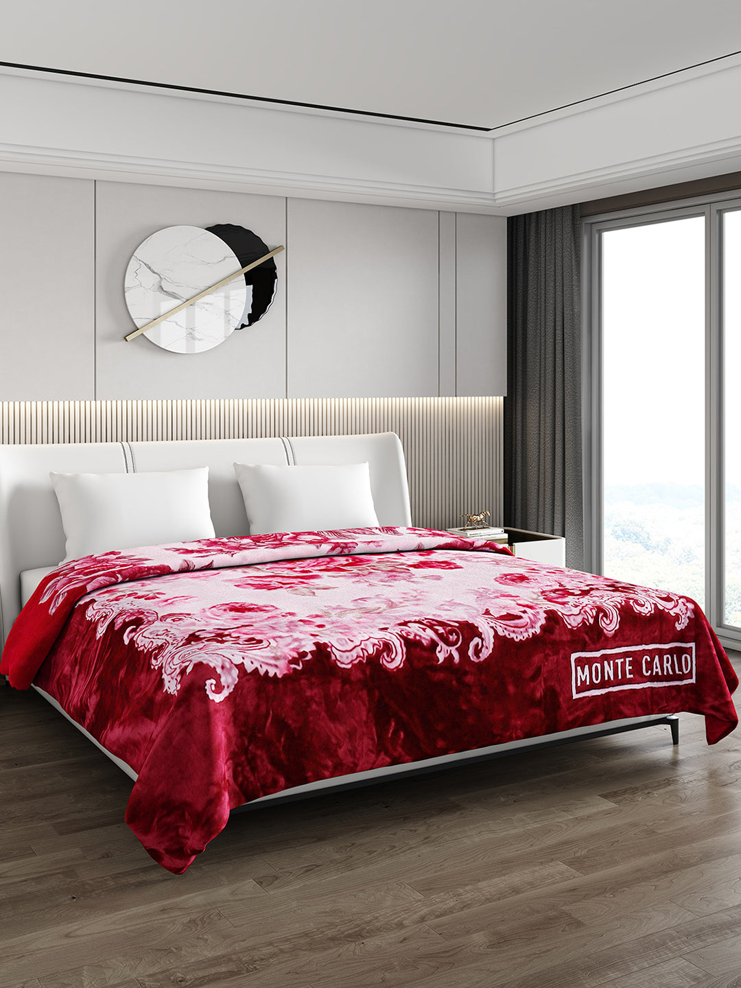 Printed Double Bed Reversible Blanket 2 Ply, 757 GSM, 4 kg (Super Star)