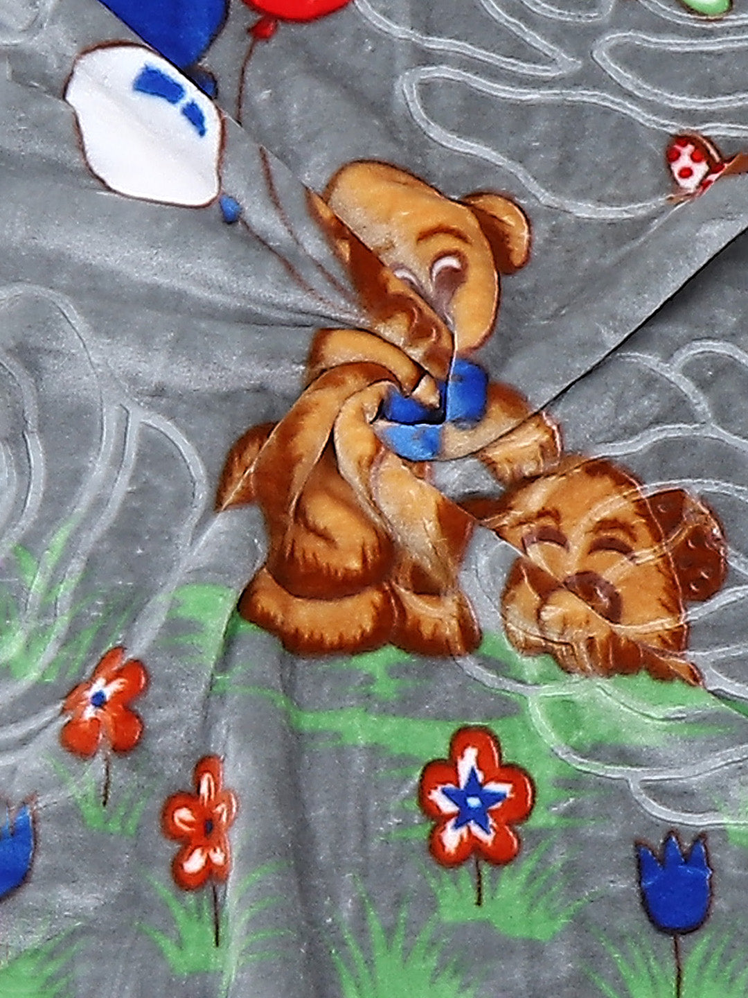 Printed Baby Blanket For Winter 1 Ply, 625 GSM, Weight 0.55 kg (Toddler)