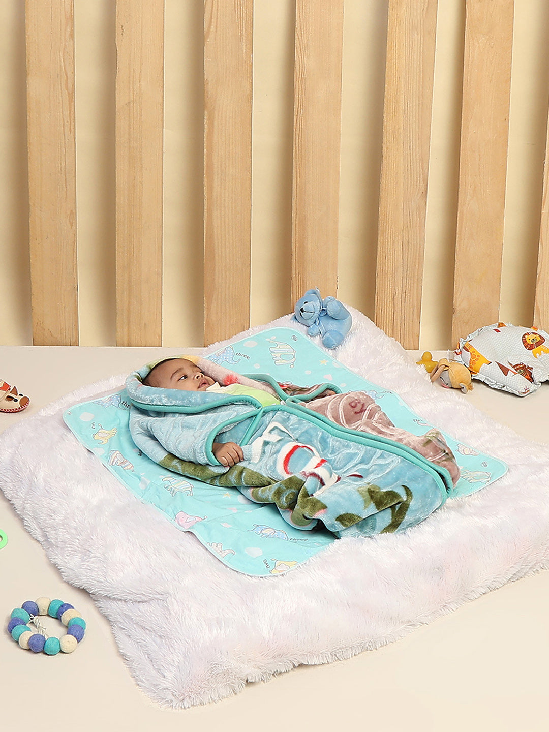 Buy Printed Single Bed Blanket for Mild Winter -1 Ply Online in