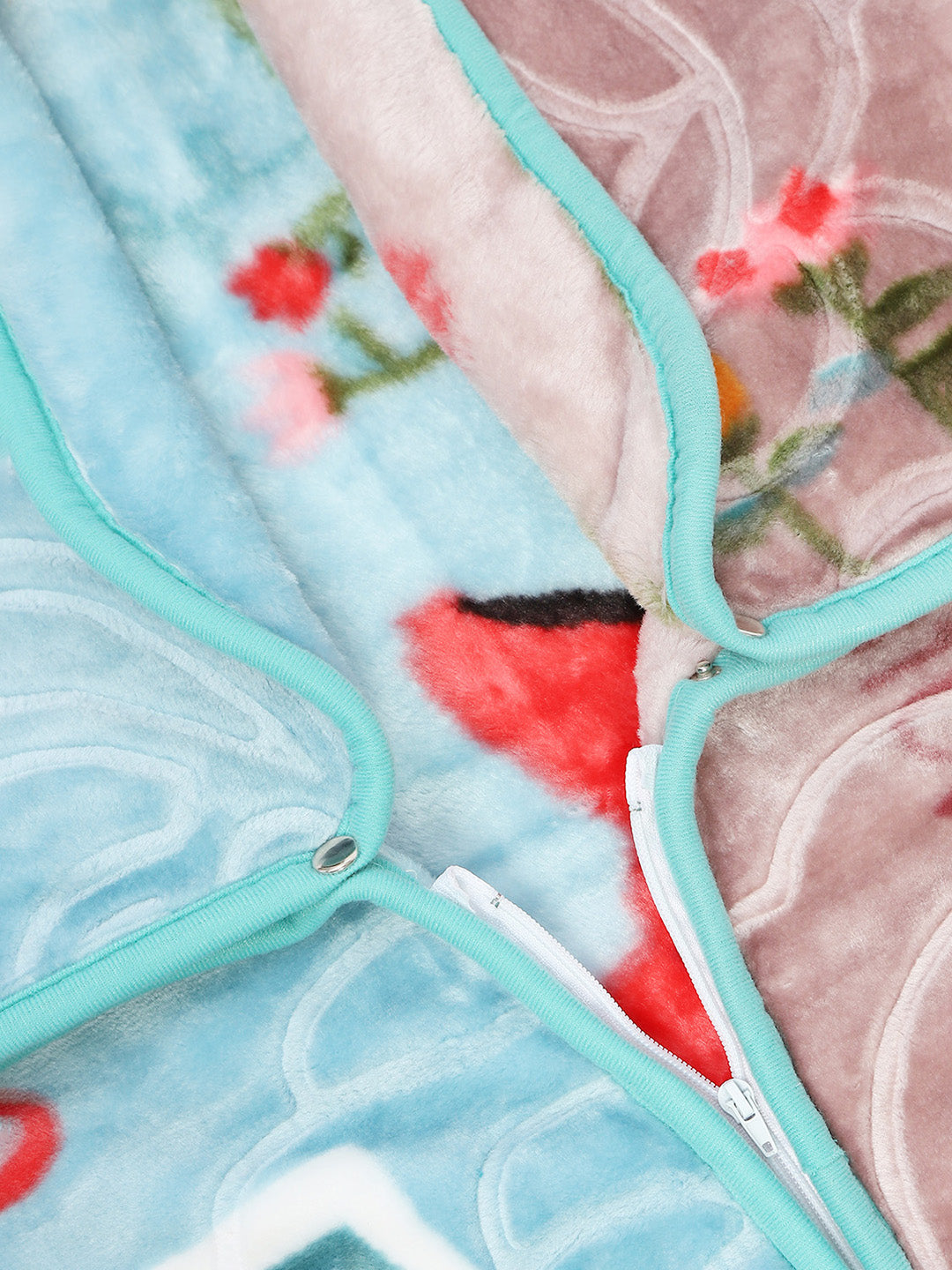 Printed Baby Blanket For Winter 1 Ply, 625 GSM, Weight 0.55 kg (Toddler)