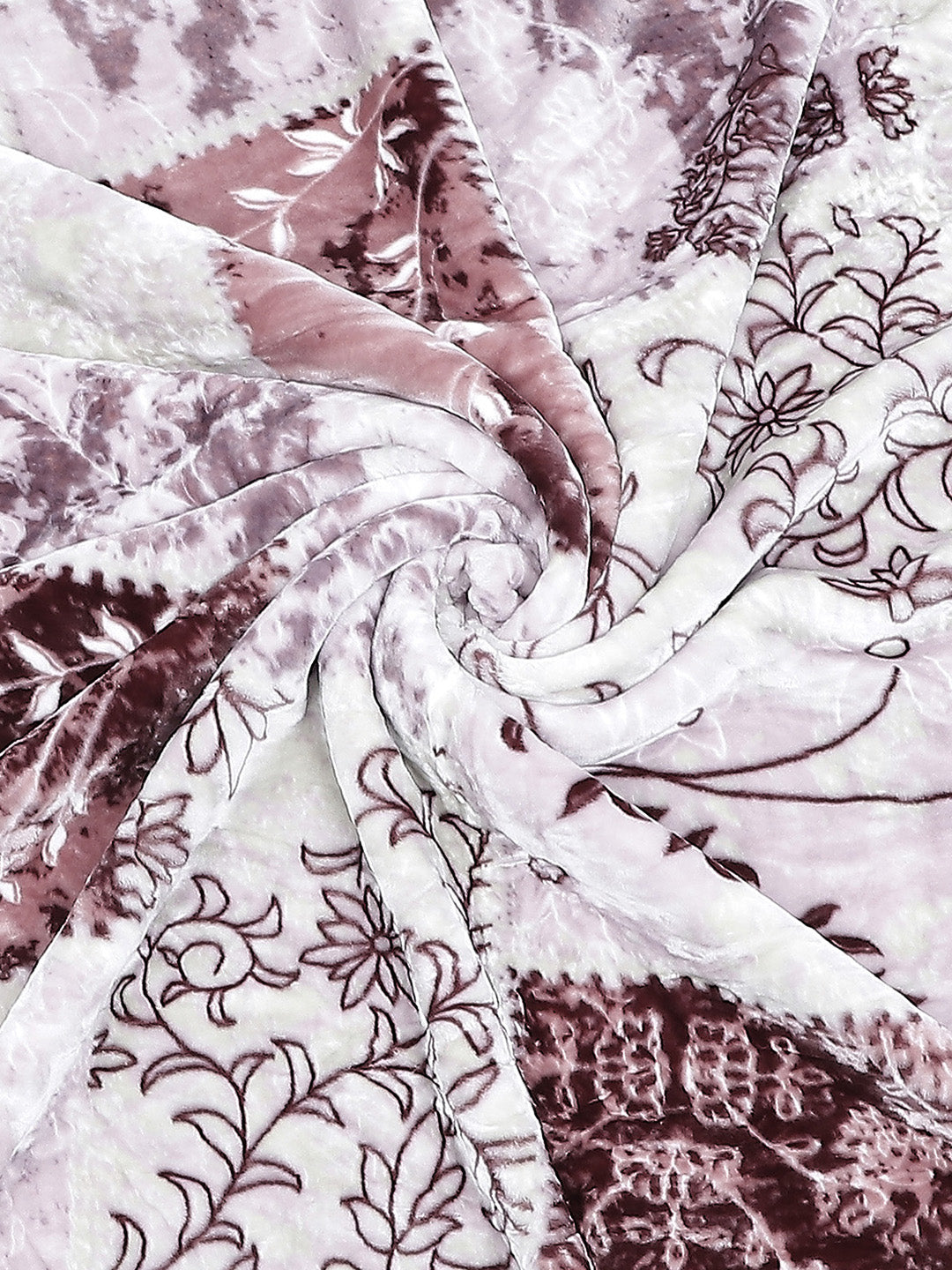 Printed Double Bed Reversible Blanket 2 Ply, 853 GSM, 4.5 kg (Tohfa)