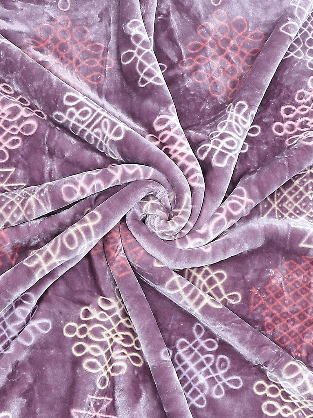 Printed Double Bed Reversible Blanket 2 Ply, 853 GSM, 4.5 kg (Tohfa)