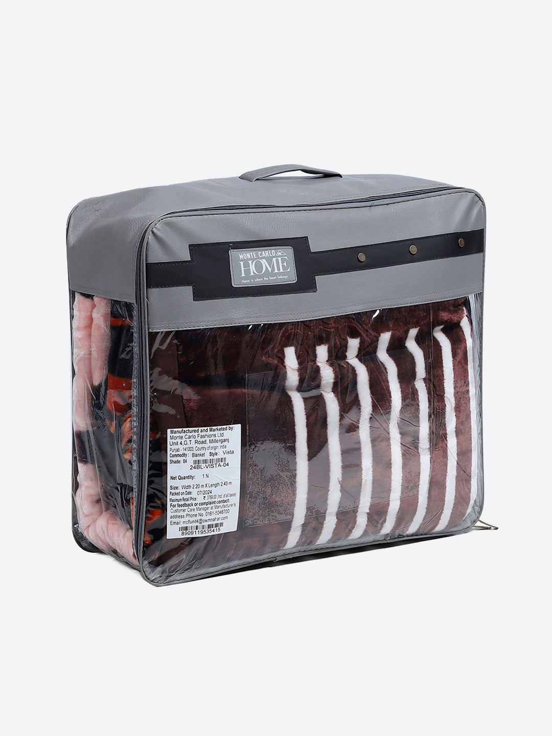 Printed Double Bed 909 GSM Blanket for Heavy Winter -2 Ply (Weight 4.8 kg)