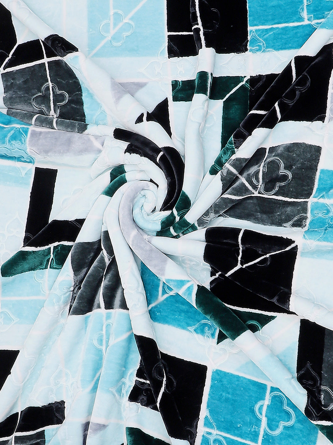 Printed Double Bed 909 GSM Blanket for Heavy Winter -2 Ply (Weight 4.8 kg)