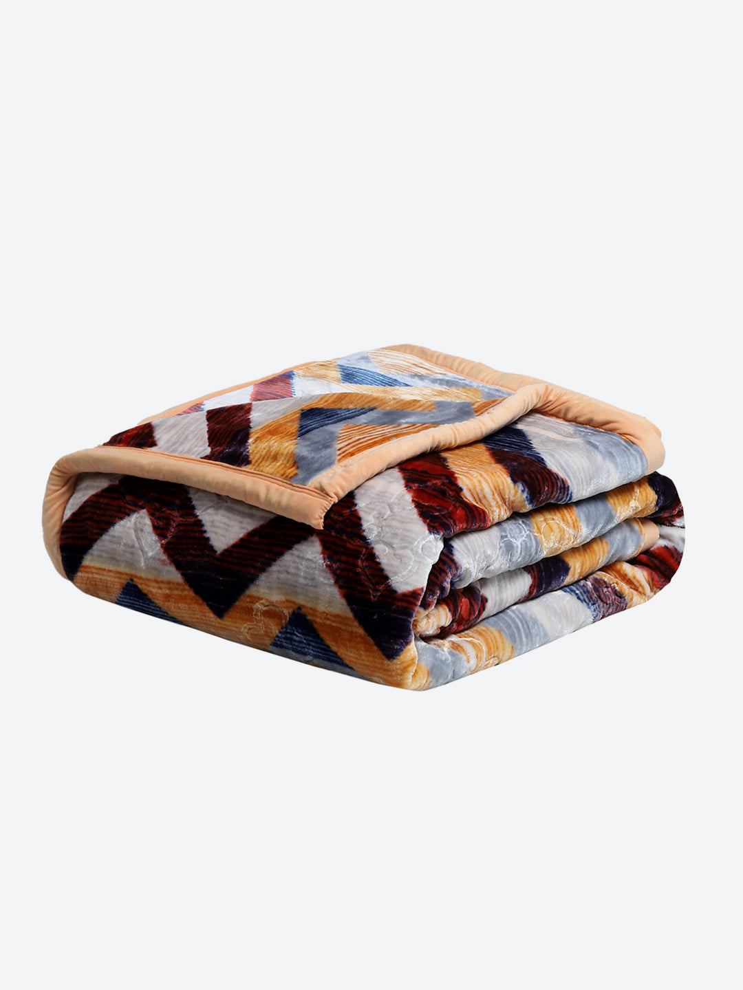 Printed Double Bed Reversible Blanket 2 Ply, 910 GSM, 4.8 kg (Vista)