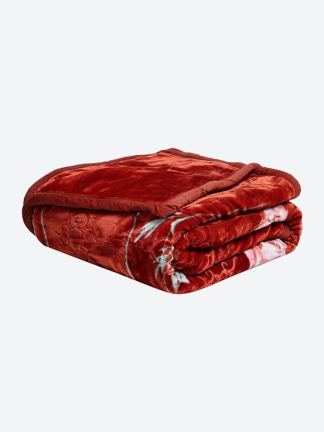 Printed Double Bed Reversible Blanket 2 Ply, 910 GSM, 4.8 kg (Vista)