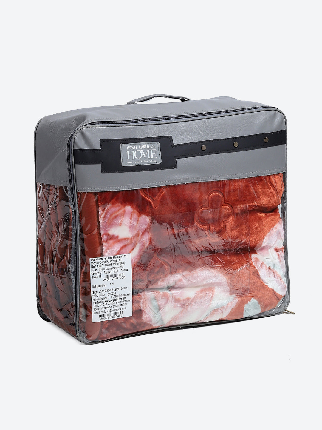 Printed Double Bed Reversible Blanket 2 Ply, 910 GSM, 4.8 kg (Vista)