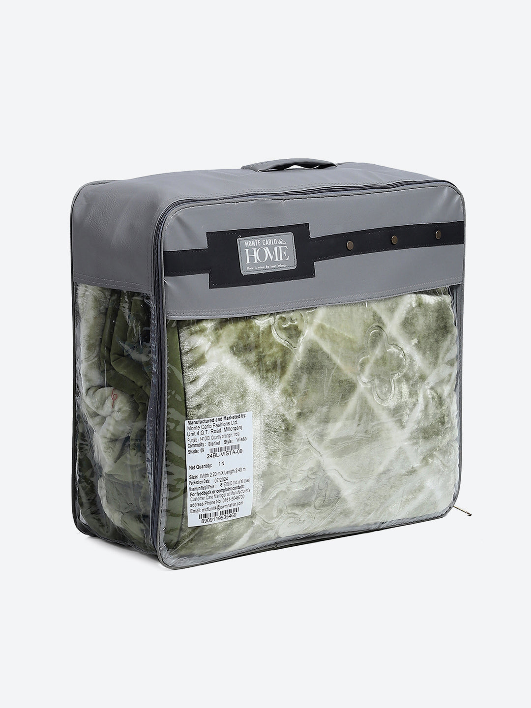 Printed Double Bed Reversible Blanket 2 Ply, 910 GSM, 4.8 kg (Vista)