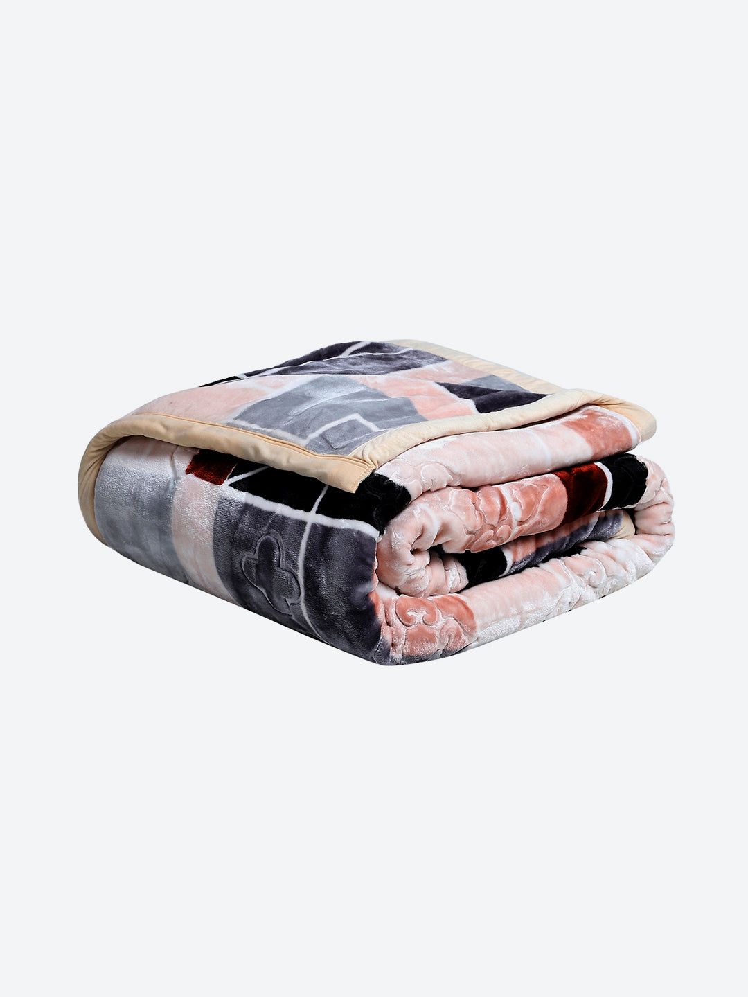 Printed Double Bed Reversible Blanket 2 Ply, 910 GSM, 4.8 kg (Vista)