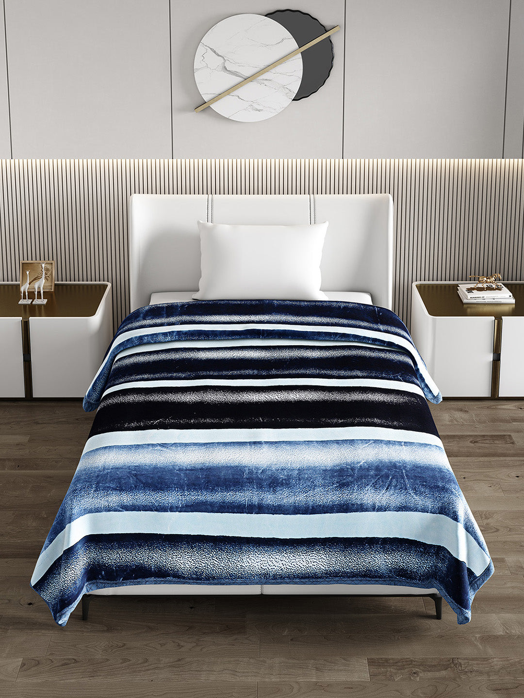 Printed Single Bed Blanket for Heavy Winter -2 Ply
